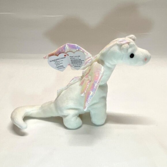Ty Beanie Babies Extremely Rare *1995 Magic The Dragon *PVC *Tag Errors *Mint - Picture 3 of 10
